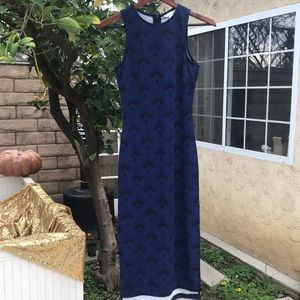 H&M Art Deco Shells Sheath Dress XS